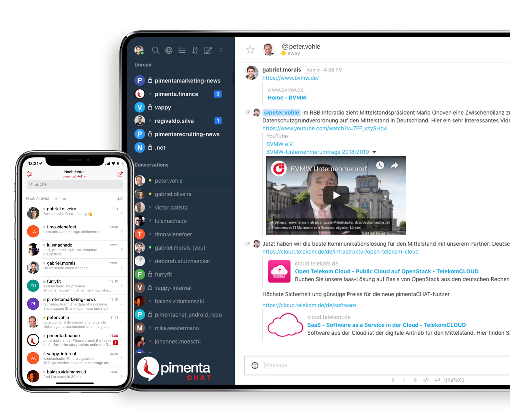 pimentaCHAT Chat apps